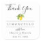 Limoncello Favor Thank You