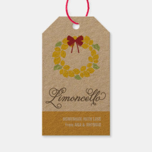 Limoncello Gift Tag, favor tag, hanging tag