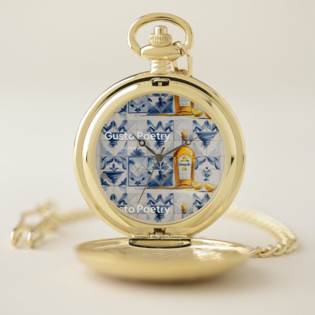 Limoncello Gusto Poetry Pocket Watch (Inside)