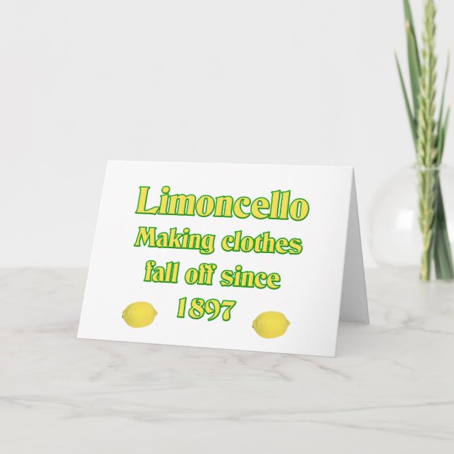 Limoncello Holiday Card (Front)