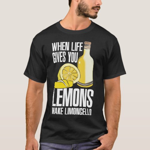 Limoncello Italian Liqueur T_Shirt