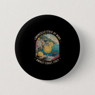 Limoncello Italy Vintage Refreshing Lemon Vacation Button