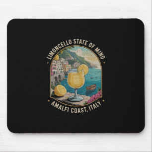 Limoncello Italy Vintage Refreshing Lemon Vacation Mouse Pad