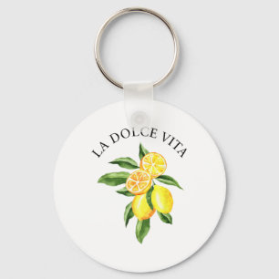 Limoncello La Dolce Vita Italian Lemon Keychain