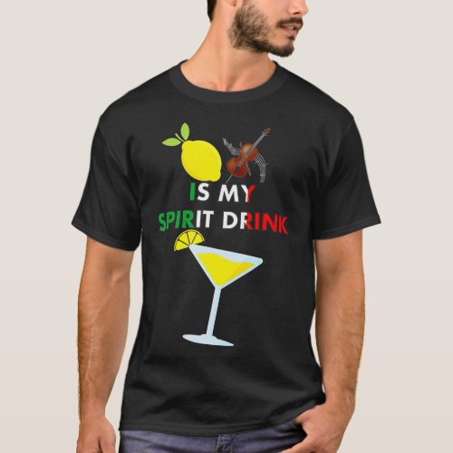 Limoncello Lemon Cello is my Spirit Drink Funny  T_Shirt