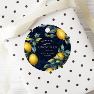 Limoncello Monogram Favor Classic Tags