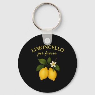 Limoncello Per Favore Italian Shirts For Women Fun Keychain