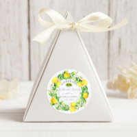 Limoncello Rustic Monogram Favor