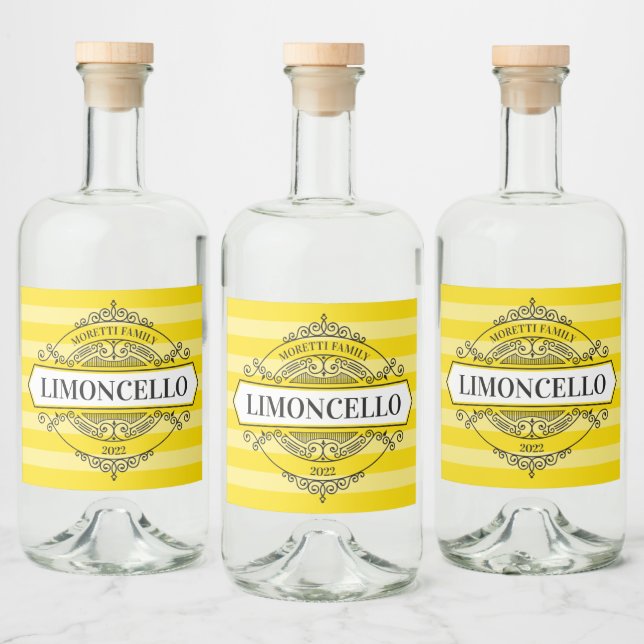 Limoncello Vintage Badge Label (Bottles)