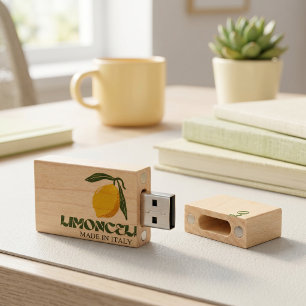 Limoncello Wood Flash Drive