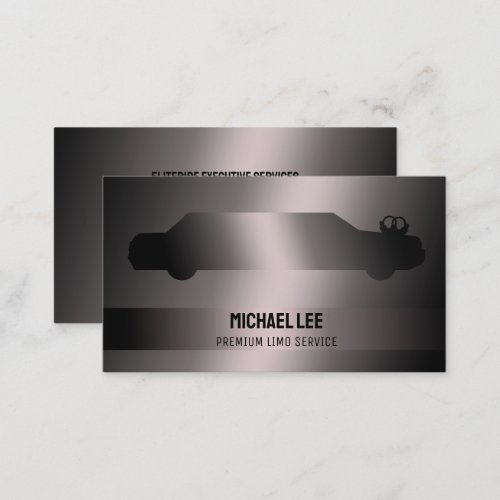 Limousine Black Bronze Business Card