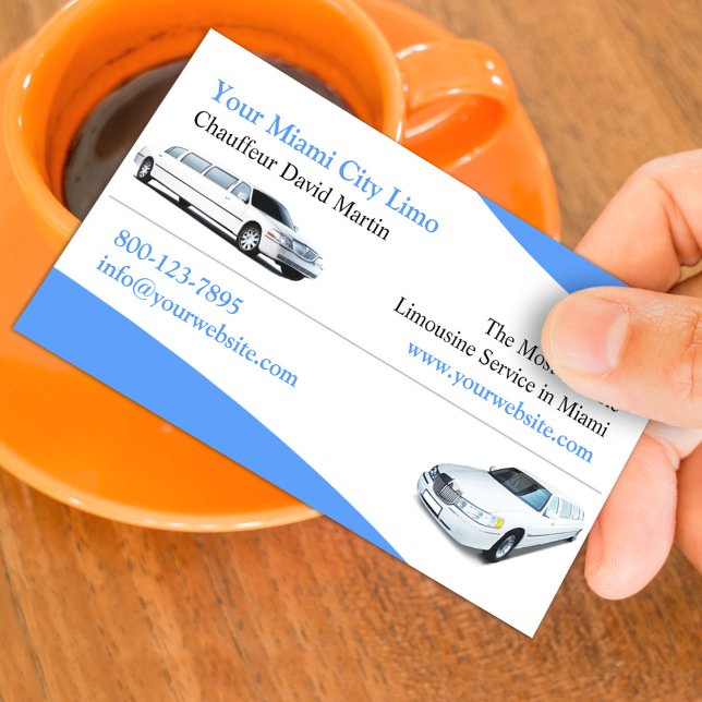 Limousine Business Card Template (Creator Uploaded)