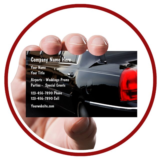 Limousine Car Service Business Cards (Creator Uploaded)