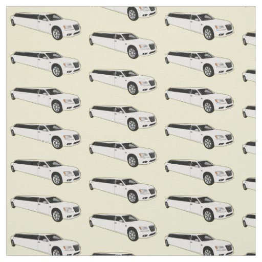 Limousine cartoon illustration fabric