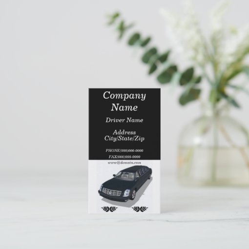 Limousine Limo Service Business Cards Zazzle