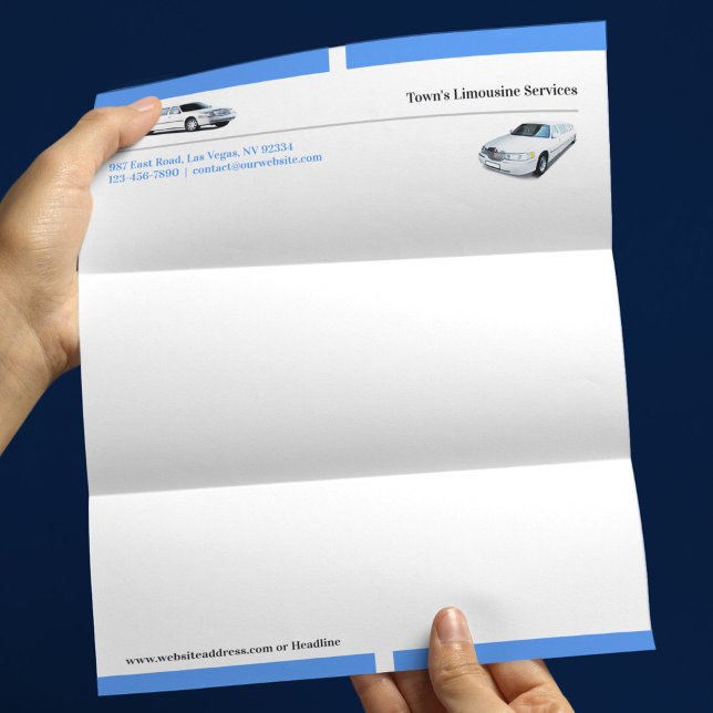 Limousine Service Letterhead Template (Creator Uploaded)