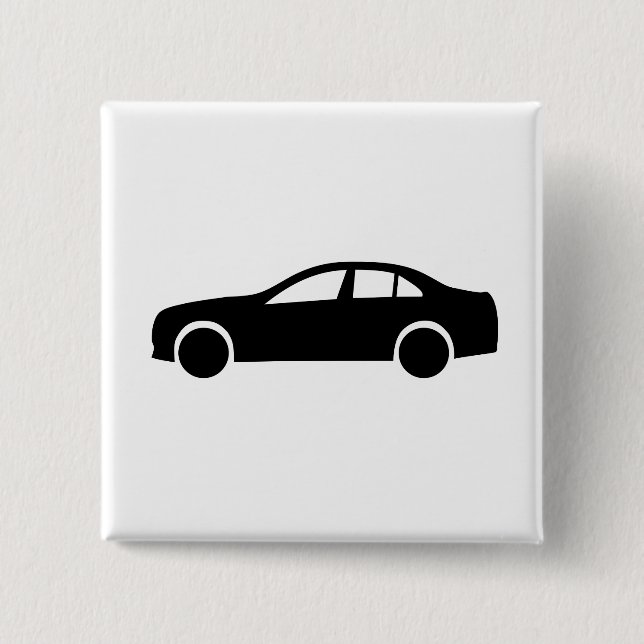 Limousine Silhouette Button (Front)