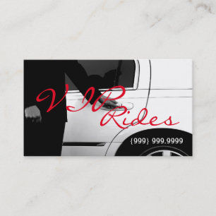 Limousines Limo Car Services Driver Business Card
