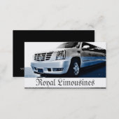 Limousines, Limo Services, Driver Business Card (Front/Back)