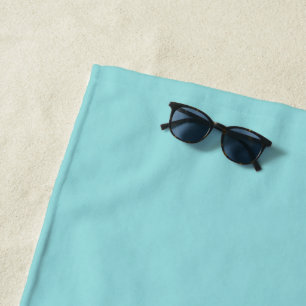 Limpet Shell Blue Green Spring Season Solid Color Beach Towel