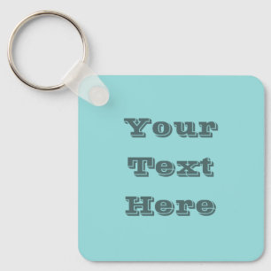 Limpet Shell Blue Green Spring Season Solid Color Keychain