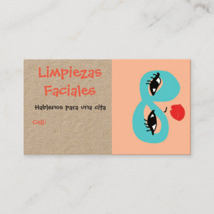 limpiezas faciales, business card
