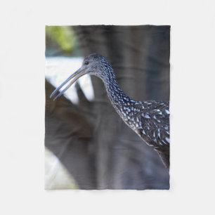 Limpkin, The Crying Bird Fleece Blanket