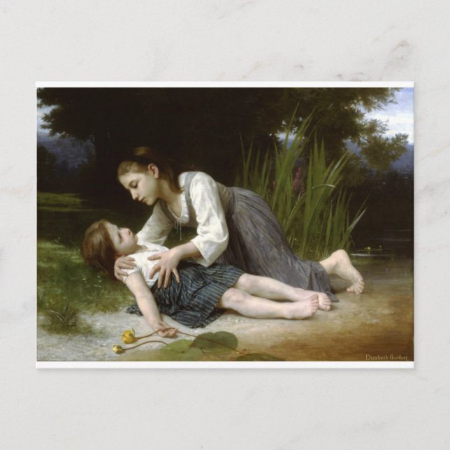 L'Imprudente(Too Venturesome) Postcard (Front)