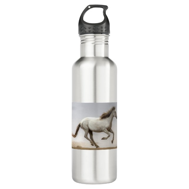 LIN16 Against the Wind.tif Stainless Steel Water Bottle (Front)
