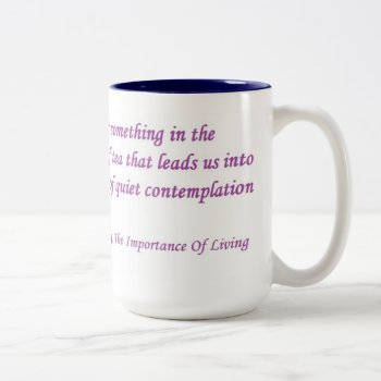 Lin Yutang Tea Quote Mug by Mackyntoich_Designs at Zazzle