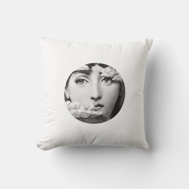 lina cavalieri throw pillow (Front)