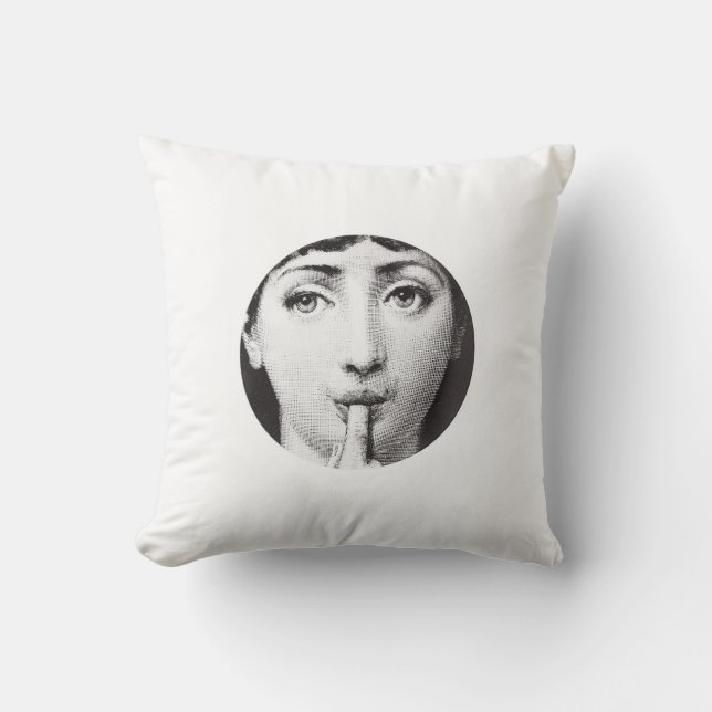 lina cavalieri throw pillow (Front)