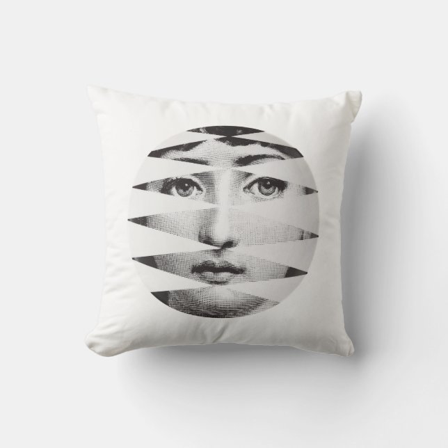 lina cavalieri throw pillow (Front)
