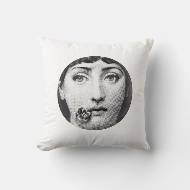 lina cavalieri throw pillow (Front)