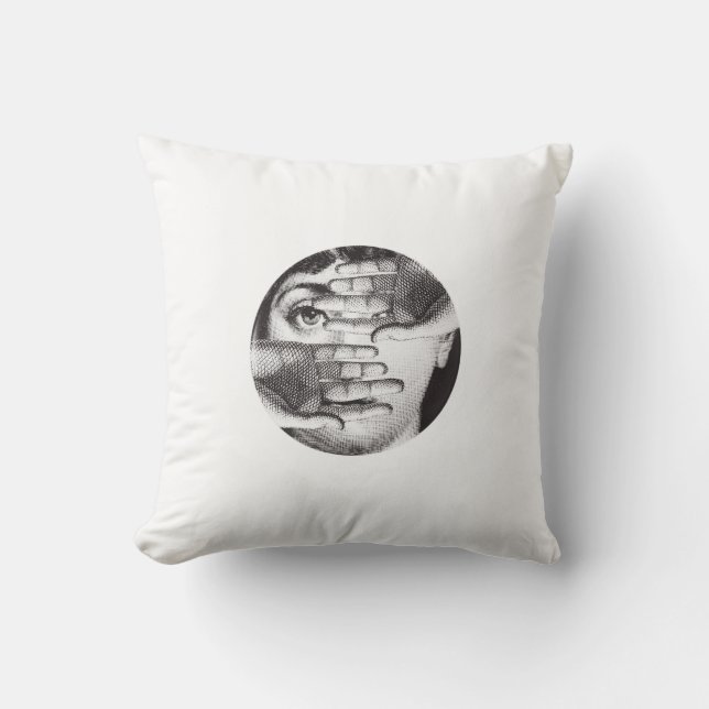 lina cavalieri throw pillow (Front)