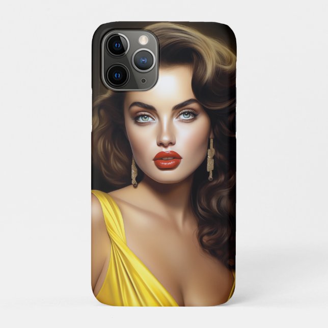 Lina - Super Model Latina!  Case-Mate iPhone Case (Back)