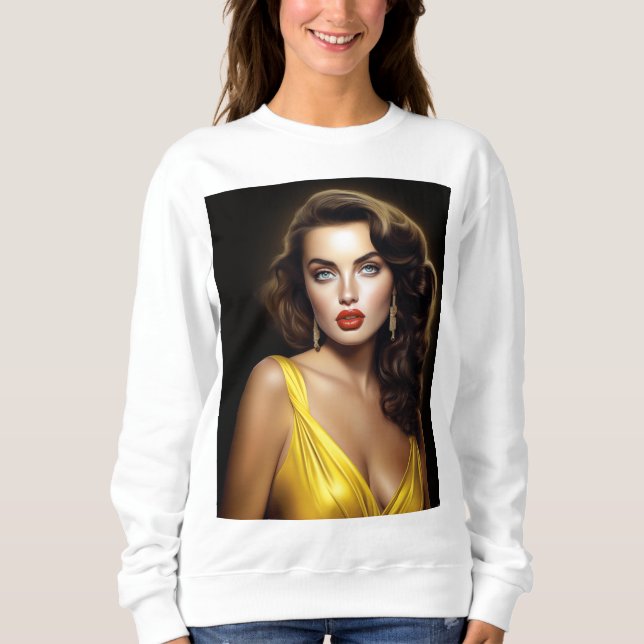 Lina - Super Model Latina!  Sweatshirt (Front)