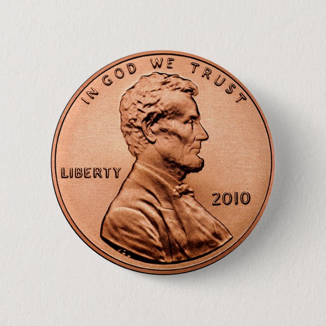LINCOL PENNY BUTTON (Front)
