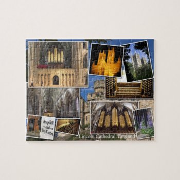 Lincoln Cathedral Jigsaw Puzzle by organs at Zazzle