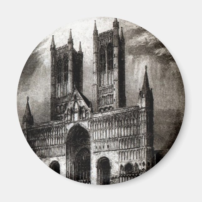 Lincoln Cathedral Magnet (Front)