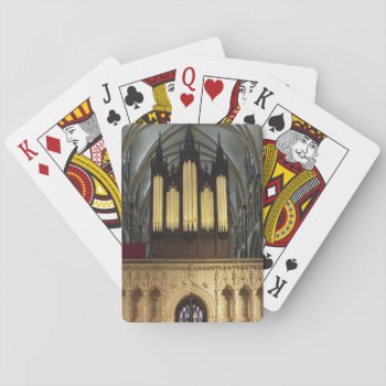 Lincoln Cathedral Playing Cards by organs at Zazzle