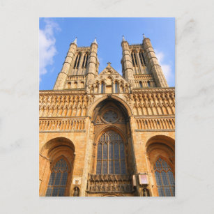 Lincoln cathedral postcard