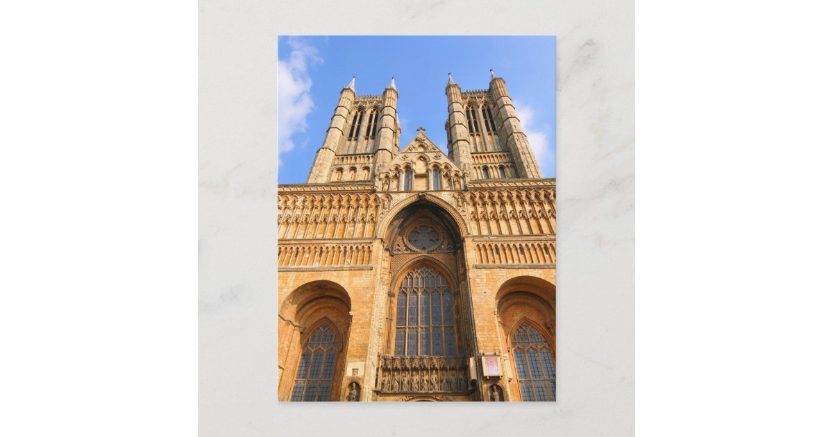 Lincoln cathedral postcard | Zazzle