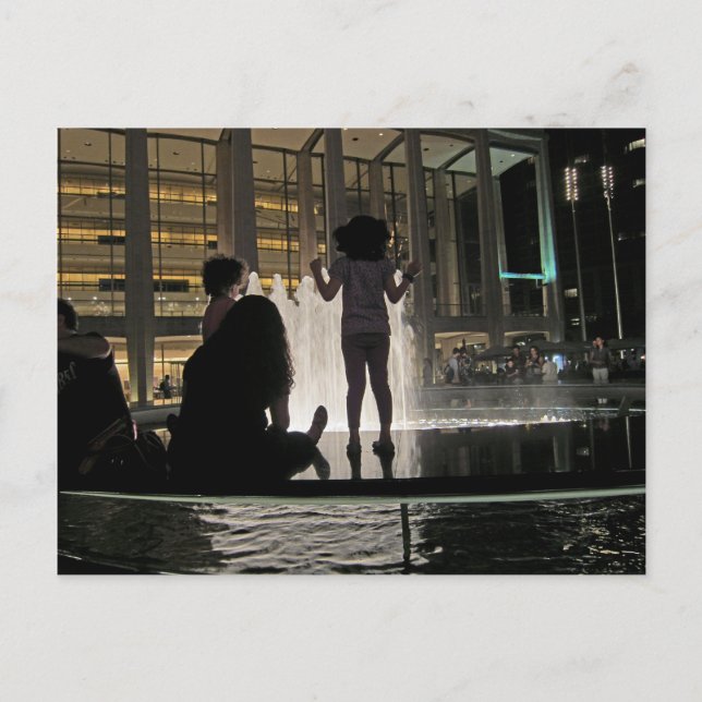 Lincoln Center Fountain Postcard (Front)