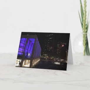Lincoln Center NYC New York Night Lights Photo Card