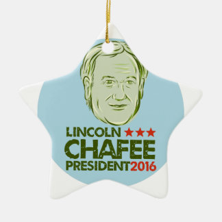 Lincoln Chafee President 2016 Ceramic Ornament