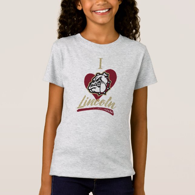 Lincoln Christian School - Girls Football Shirt (Front)