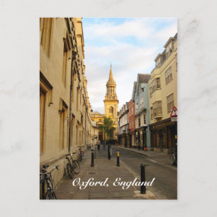 Lincoln College Library, Oxford, England Postcard