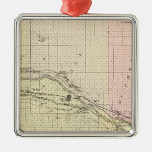 Lincoln County, Nebraska Metal Ornament