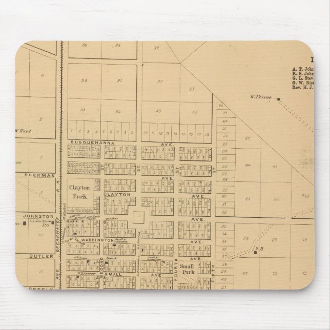 Lincoln Delaware Mouse Pad (Front)